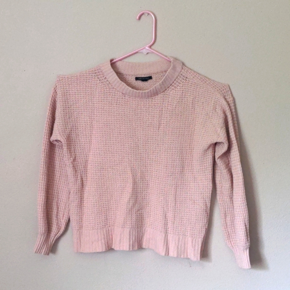 Pink X's knitted sweatshirt/sweater